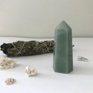 Aventurine "Good Luck" Crystal - Obelisk Point